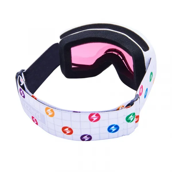 Lyžiarske okuliare BLIZZARD 963 DAO, white shiny, rosa1, silver mirror
