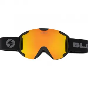 Lyžiarske okuliare BLIZZARD 938 MDAVZO, black matt, smoke2, orange revo