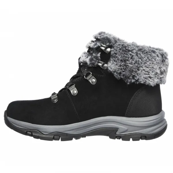 Dámske členkové zimné topánky SKECHERS Trego Falls Finest black