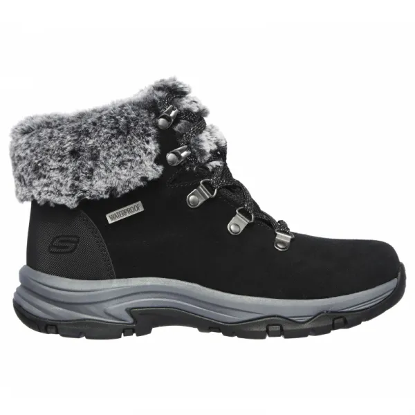 Dámske členkové zimné topánky SKECHERS Trego Falls Finest black