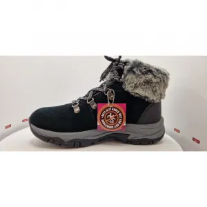 Dámske členkové zimné topánky SKECHERS Trego Falls Finest black