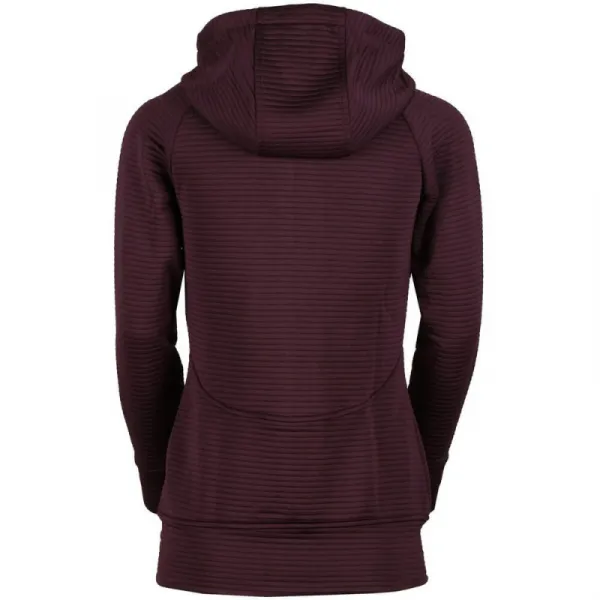 Dámska lyžiarska mikina so zipsom FUNDANGO Share-398-aubergine