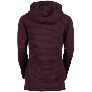 Dámska lyžiarska mikina so zipsom FUNDANGO Share-398-aubergine