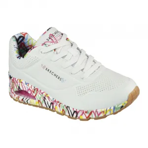 Dámska rekreačná obuv SKECHERS Uno Loving Love W white