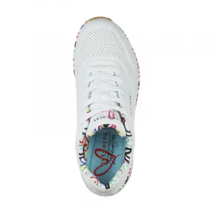Dámska rekreačná obuv SKECHERS Uno Loving Love W white