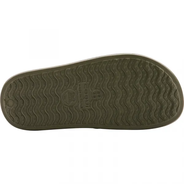 Detské šlapky (plážová obuv) COQUI Tora army green camo