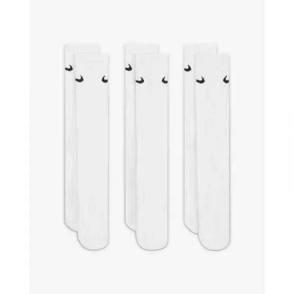 Ponožky NIKE U NK EVERYDAY LTWT CREW 3PR-White