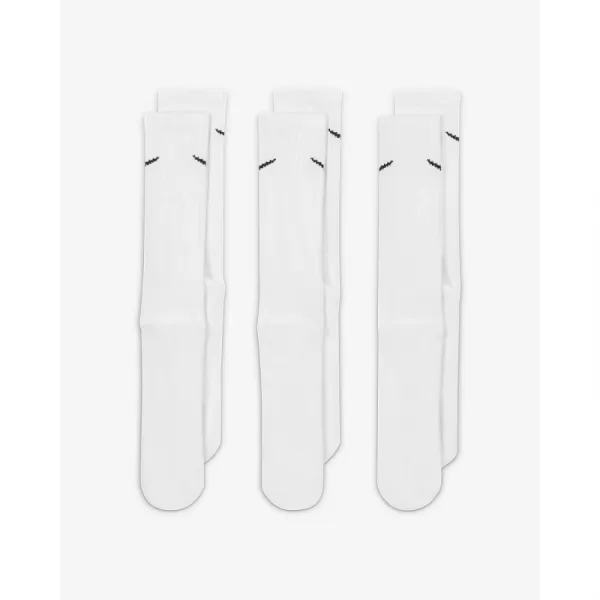 Ponožky NIKE U NK EVERYDAY LTWT CREW 3PR-White