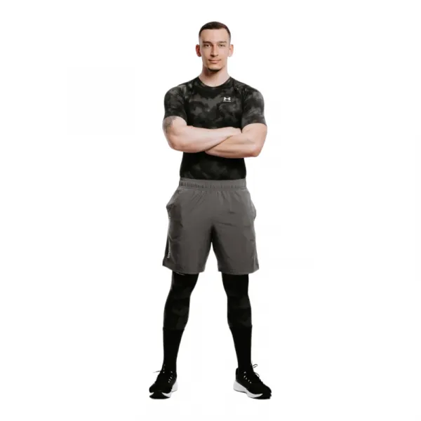 Pánske kompresné legíny UNDER ARMOUR UA HG Armour Leggings-BLK