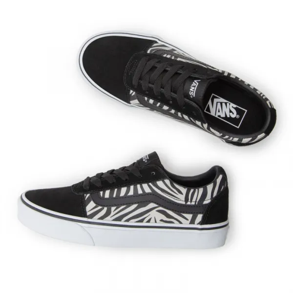 Dámska vychádzková obuv VANS WM Ward MTLC ZBR black white