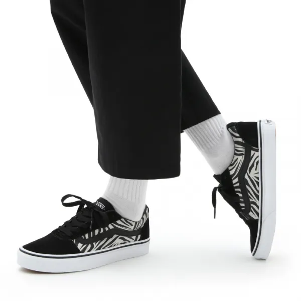 Dámska vychádzková obuv VANS WM Ward MTLC ZBR black white