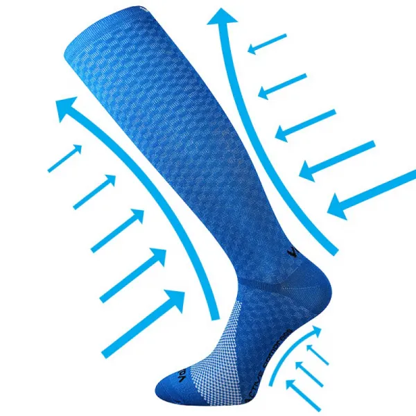 Bežecké kompresné podkolienky VOXX 1 PACK-Lithe-blue