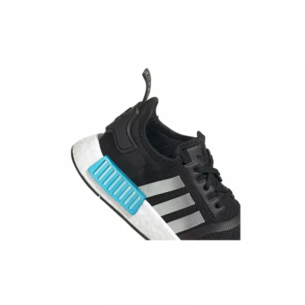 Juniorská rekreačná obuv ADIDAS ORIGINALS NMD_R1 core JR black silver metallic solar red