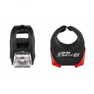 Svetlo na bicykel FORCE F AMBIT BATTERY FRONT REAR