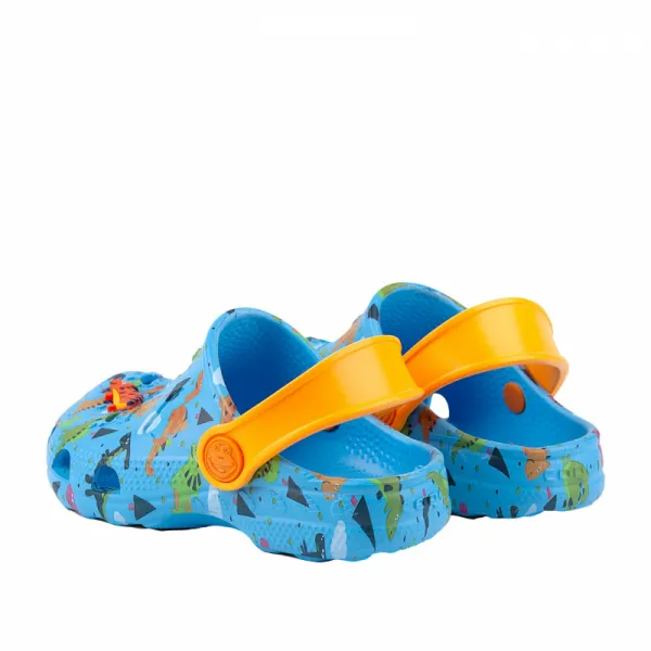 Chlapčenské kroksy (rekreačná obuv) COQUI Little Frog light blue light orange