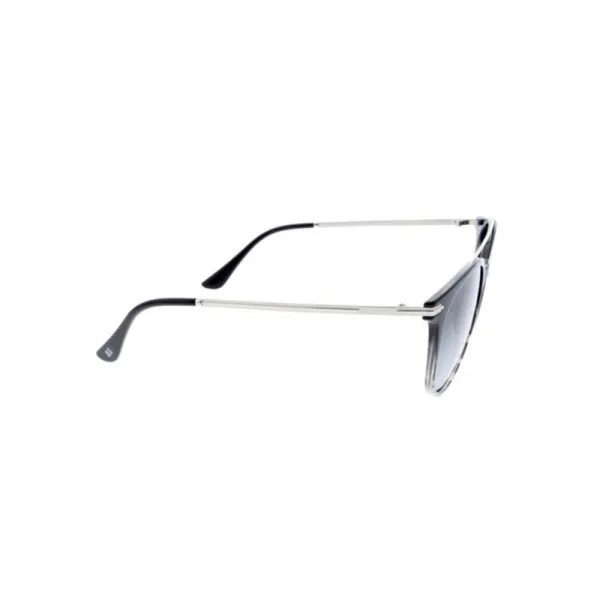 Slnečné okuliare H.I.S. POLARIZED HPS98101-1, black, smoke gradient with silver flash POL