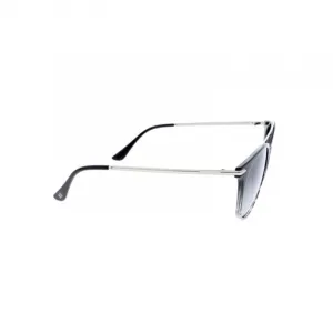 Slnečné okuliare H.I.S. POLARIZED HPS98101-1, black, smoke gradient with silver flash POL
