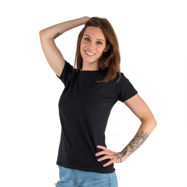 Dámske tričko s krátkym rukávom AUTHORITY T-BASIC W black