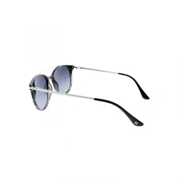 Slnečné okuliare H.I.S. POLARIZED HPS98101-1, black, smoke gradient with silver flash POL