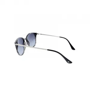 Slnečné okuliare H.I.S. POLARIZED HPS98101-1, black, smoke gradient with silver flash POL