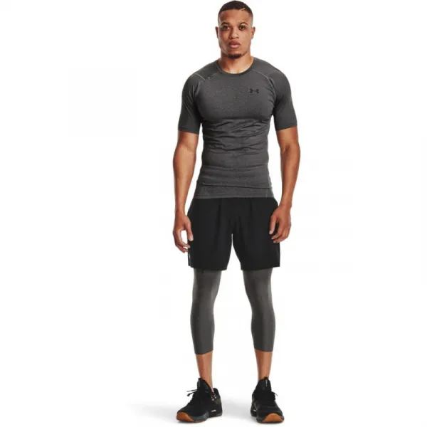Pánske kompresné tričko s krátkym rukávom UNDER ARMOUR UA HG Armour Comp SS-GRY