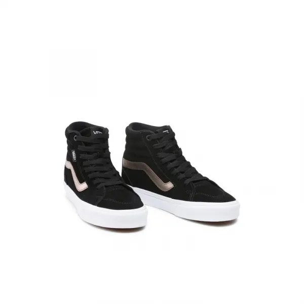Dámska vychádzková obuv VANS WM Filmore HI (Suede Metallic) black