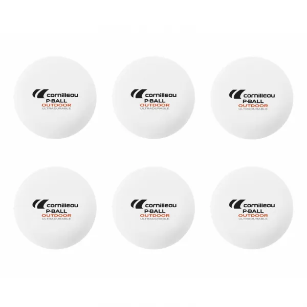 Stolnotenisové loptičky CORNILLEAU P-Ball Outdoor Ultradurable