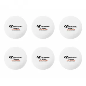 Stolnotenisové loptičky CORNILLEAU P-Ball Outdoor Ultradurable