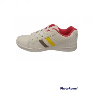 Juniorská rekreačná obuv AUTHORITY KIDS Arthie white silver blaz yellow