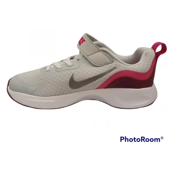 Detská rekreačná obuv NIKE WearAllDay K pure platinum smoke grey pink prime