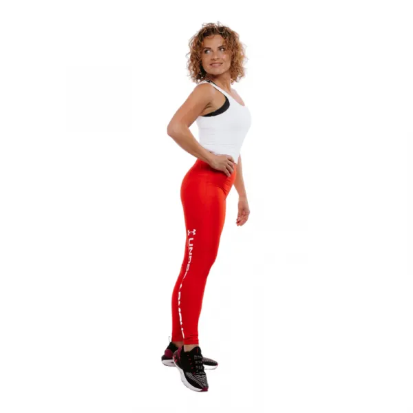 Dámske legíny UNDER ARMOUR Armour Branded Legging-RED 814