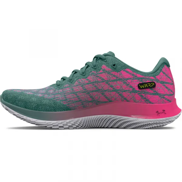 Pánska bežecká obuv UNDER ARMOUR UA FLOW Velociti Wind 2 DL retro teal electro pink black