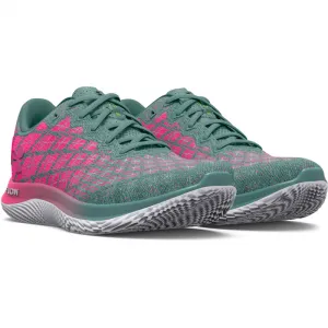 Pánska bežecká obuv UNDER ARMOUR UA FLOW Velociti Wind 2 DL retro teal electro pink black