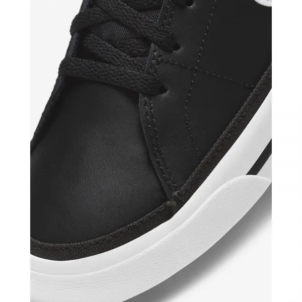 Juniorská vychádzková obuv NIKE Court Legacy black light brown white