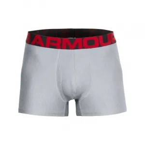 Pánske boxerky UNDER ARMOUR UA Tech 3in 2 Pack-GRY