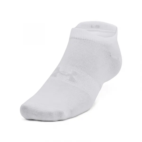 Ponožky UNDER ARMOUR UA Essential No Show 6 Pack-WHT