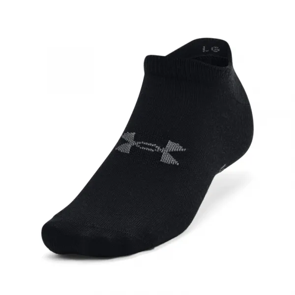 Ponožky UNDER ARMOUR UA Essential No Show 6 Pack-BLK