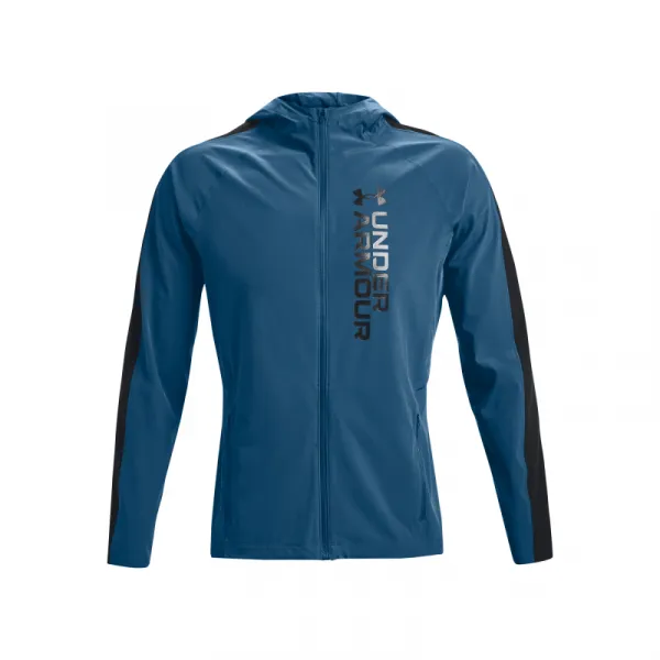 Pánska bežecká bunda UNDER ARMOUR UA OutRun the STORM Jacket-BLU