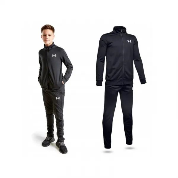 Chlapčenská tepláková súprava UNDER ARMOUR UA Knit Track Suit-BLK