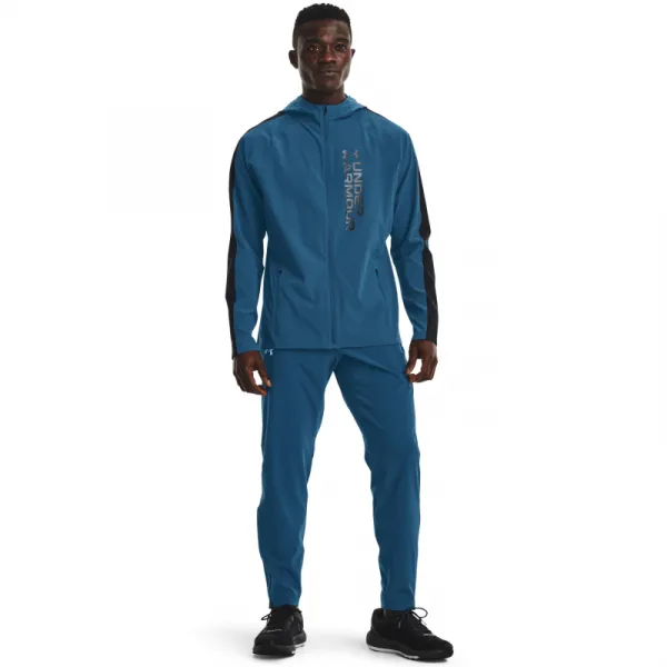 Pánska bežecká bunda UNDER ARMOUR UA OutRun the STORM Jacket-BLU
