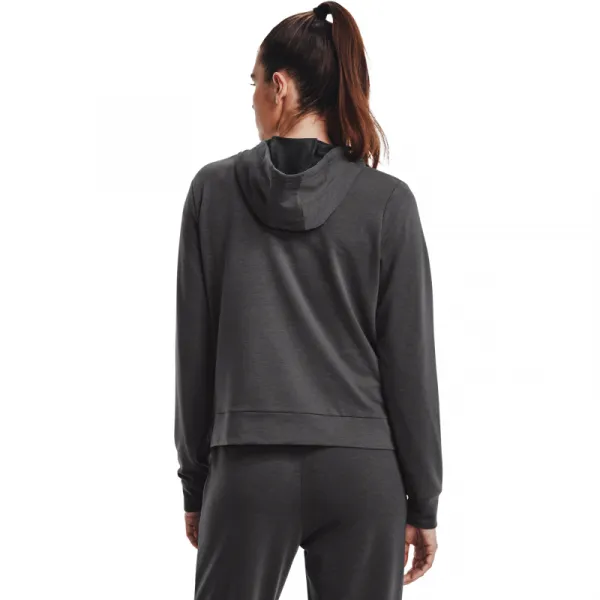 Dámska mikina so zipsom UNDER ARMOUR Rival Terry FZ Hoodie-GRY