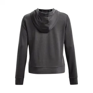 Dámska mikina so zipsom UNDER ARMOUR Rival Terry FZ Hoodie-GRY