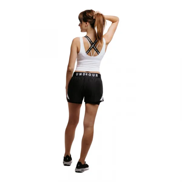Dámske tréningové kraťasy UNDER ARMOUR Play Up 2-in-1 Shorts-BLK 001