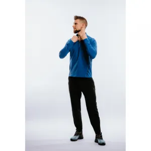 Pánska bežecká mikina s 1 2 zipsom ANTA LS Tee-852215403-3-22_Q1-Titanium Blue