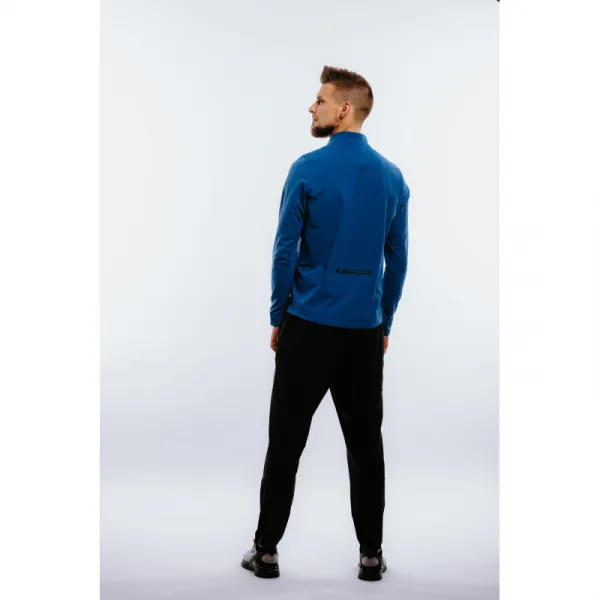 Pánska bežecká mikina s 1 2 zipsom ANTA LS Tee-852215403-3-22_Q1-Titanium Blue