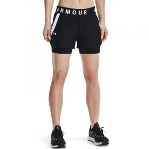 Dámske tréningové kraťasy UNDER ARMOUR Play Up 2-in-1 Shorts-BLK 001
