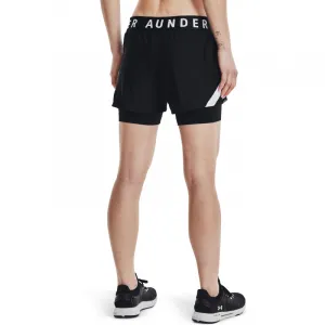 Dámske tréningové kraťasy UNDER ARMOUR Play Up 2-in-1 Shorts-BLK 001