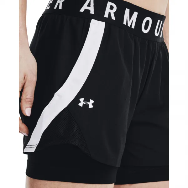 Dámske tréningové kraťasy UNDER ARMOUR Play Up 2-in-1 Shorts-BLK 001