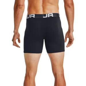 Pánske boxerky UNDER ARMOUR 3 PACK-UA Charged Cotton 6in-BLK