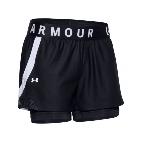 Dámske tréningové kraťasy UNDER ARMOUR Play Up 2-in-1 Shorts-BLK 001
